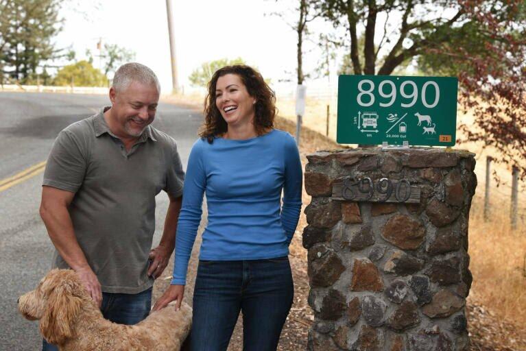 Great address sign for firefighters invented by a Cali couple