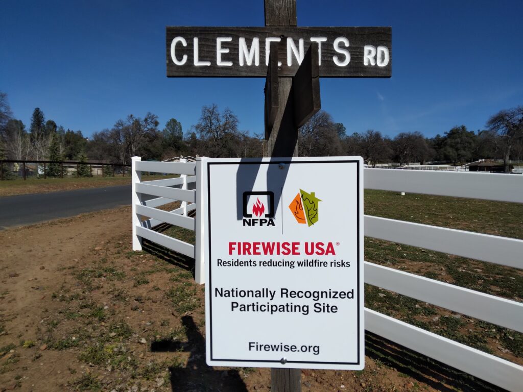 It’s official! Our first FIREWISE USA sign in Groveland has been posted!